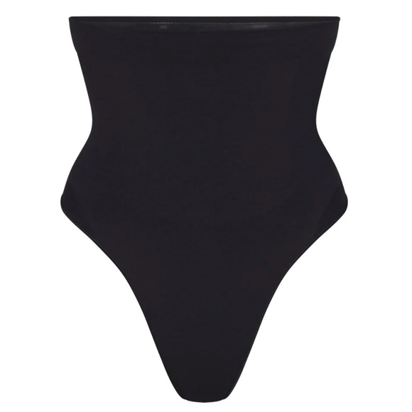 NEW SKIMS Seamless‎ Sculpt High Waisted-Thong Onyx Size M - Picture 2 of 8